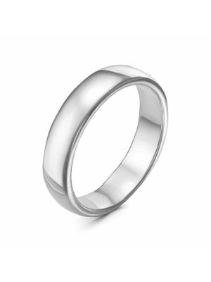 Кольцо серебро 925 пробы, покрытие - родирование, без вставок