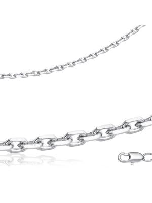 Цепь бижутерия, покрытие - серебрение, без вставок