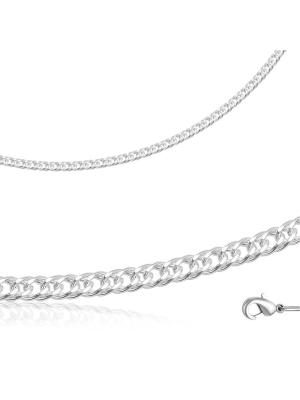 Браслет бижутерия, покрытие - серебрение, без вставок