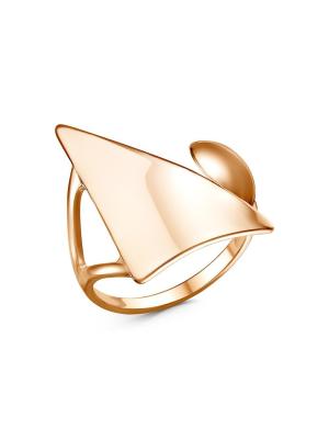 Кольцо бижутерия, покрытие - золочение, без вставок