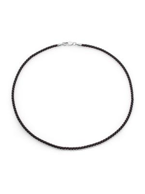 Шнур бижутерия, покрытие - серебрение, без вставок