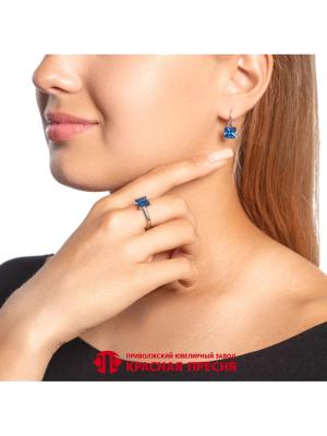 Кольцо серебро 925 пробы, покрытие - родирование, вставка - фианит (недрагоценный камень)