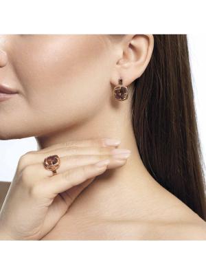 Кольцо серебро 925 пробы, покрытие - золочение, вставка - ситалл собственной огранки