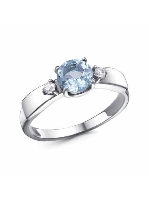 Кольцо серебро 925 пробы, покрытие - родирование