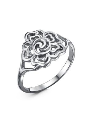 Кольцо серебро 925 пробы, покрытие - оксидирование, без вставок