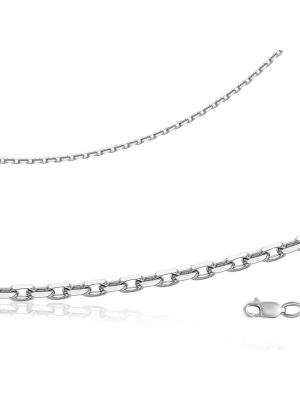 Браслет серебро 925 пробы, покрытие - родирование, без вставок