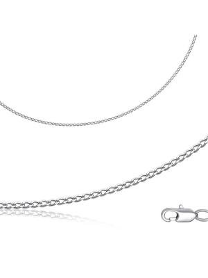 Цепь бижутерия, покрытие - платинирование, без вставок