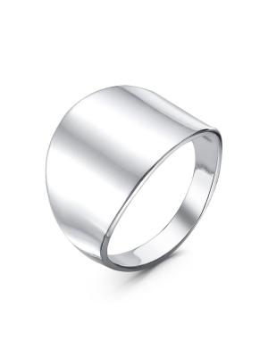 Кольцо серебро 925 пробы, покрытие - родирование, без вставок