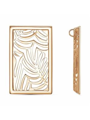 Подвеска бижутерия, покрытие - золочение, без вставок