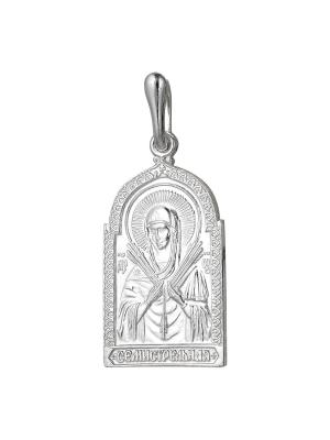 Подвеска серебро 925 пробы, покрытие - родирование, без вставок