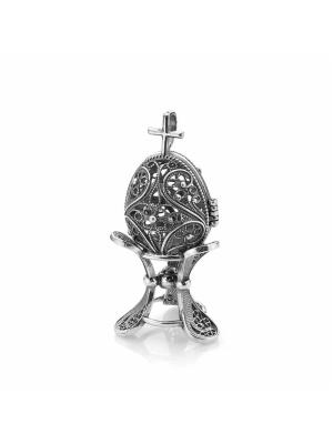 Сувенир бижутерия, покрытие - серебрение с оксидированием, без вставок