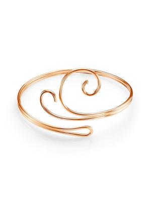 Браслет бижутерия, покрытие - золочение, без вставок