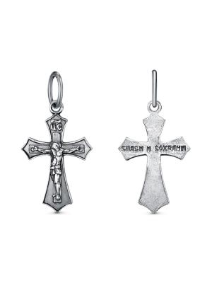 Подвеска бижутерия, покрытие - серебрение с оксидированием, без вставок