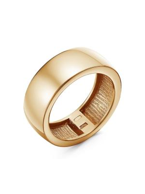 Кольцо бижутерия, покрытие - золочение, без вставок