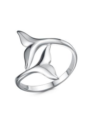 Кольцо бижутерия, покрытие - платинирование, без вставок