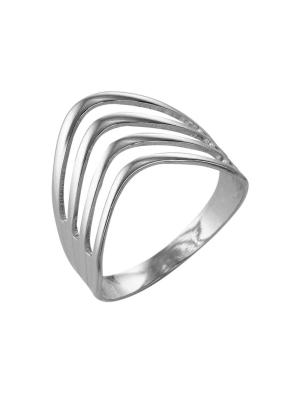 Кольцо бижутерия, покрытие - серебрение, без вставок