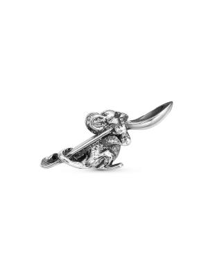 Сувенир серебро 925 пробы, покрытие - оксидирование, без вставок