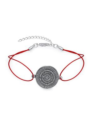 Браслет бижутерия, покрытие - серебрение с оксидированием, без вставок