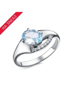 Кольцо серебро 925 пробы, покрытие - платинирование