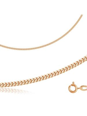 Цепь серебро 925 пробы, покрытие - золочение, без вставок