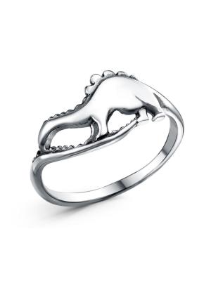 Кольцо бижутерия, покрытие - серебрение с оксидированием, без вставок