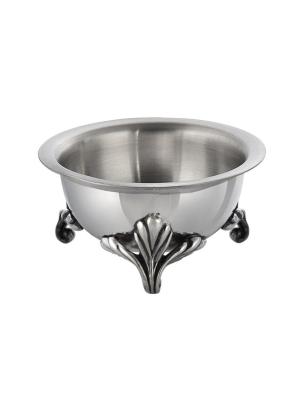 Солонка серебро 925 пробы, покрытие - оксидирование, без вставок