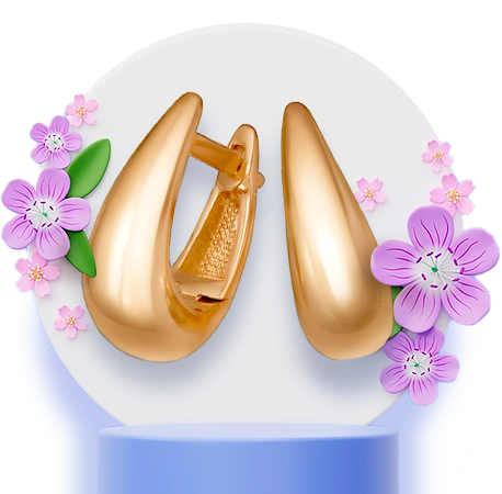 Серьги-калачи – возрожденный тренд с оттенком элитарной винтажности