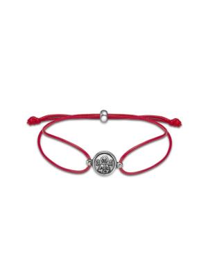 Браслет "матрона московская" серебро 925 пробы, покрытие - оксидирование, без вставок