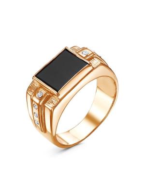 Кольцо бижутерия, покрытие - золочение, вставка - стекло ювелирное preciosa, стекло ювелирное собственной огранки