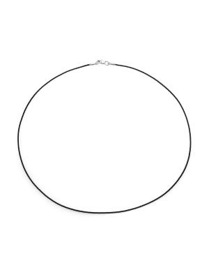 Шнур бижутерия, покрытие - серебрение, без вставок