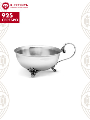 Варенница серебро 925 пробы, покрытие - оксидирование, без вставок