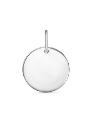 Подвеска серебро 925 пробы, покрытие - платинирование, без вставок