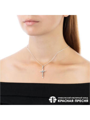 Подвеска серебро 925 пробы, покрытие - оксидирование, без вставок