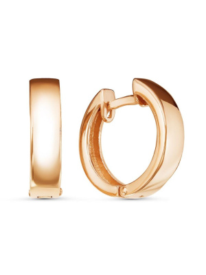 Серьги серебро 925 пробы, покрытие - золочение, без вставок