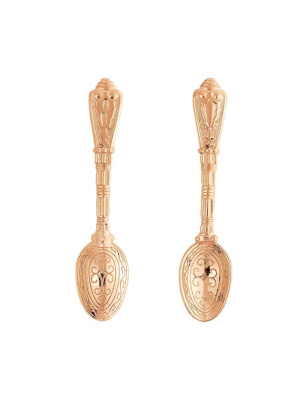 Сувенир бижутерия, покрытие - золочение, без вставок