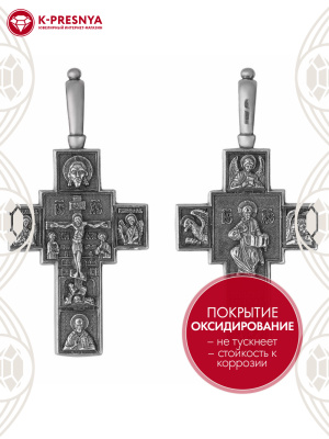 Подвеска серебро 925 пробы, покрытие - оксидирование, без вставок