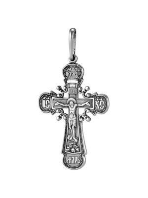 Подвеска серебро 925 пробы, покрытие - оксидирование, без вставок