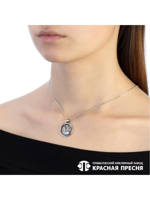 Подвеска "рыбы" серебро 925 пробы, покрытие - оксидирование, без вставок