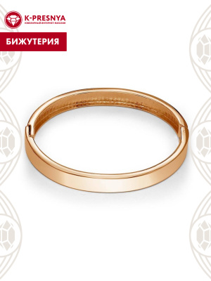 Браслет бижутерия, покрытие - золочение, без вставок