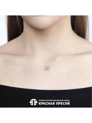 Подвеска серебро 925 пробы, покрытие - золочение, без вставок