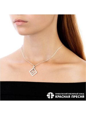 Подвеска"телец" серебро 925 пробы, покрытие - оксидирование, без вставок