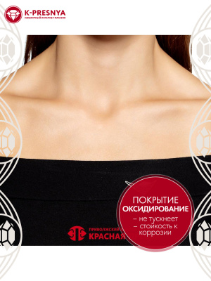 Брошь серебро 925 пробы, покрытие - оксидирование, без вставок