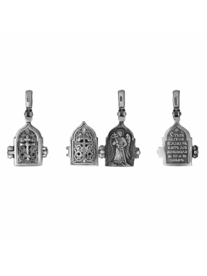 Подвеска серебро 925 пробы, покрытие - оксидирование, без вставок