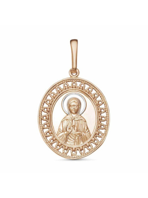 Подвеска серебро 925 пробы, покрытие - золочение, выборочное родирование, без вставок