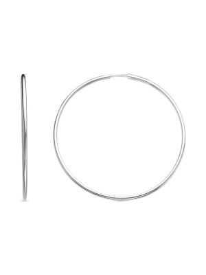 Серьги бижутерия, покрытие - серебрение, без вставок