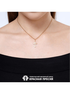 Подвеска серебро 925 пробы, покрытие - золочение, без вставок