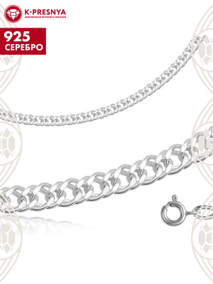 Браслет серебро 925 пробы, без покрытия, отделка - алмазная грань, без вставок