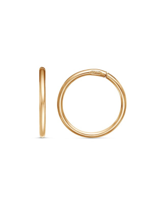 Серьги бижутерия, покрытие - золочение, без вставок