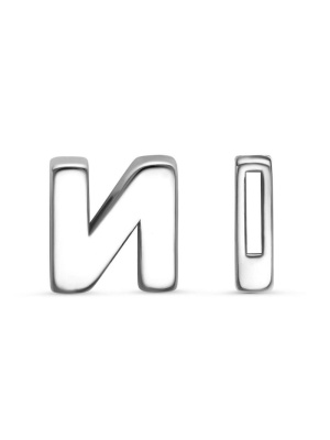 Подвеска серебро 925 пробы, покрытие - платинирование, без вставок