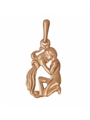 Подвеска бижутерия, покрытие - золочение, без вставок